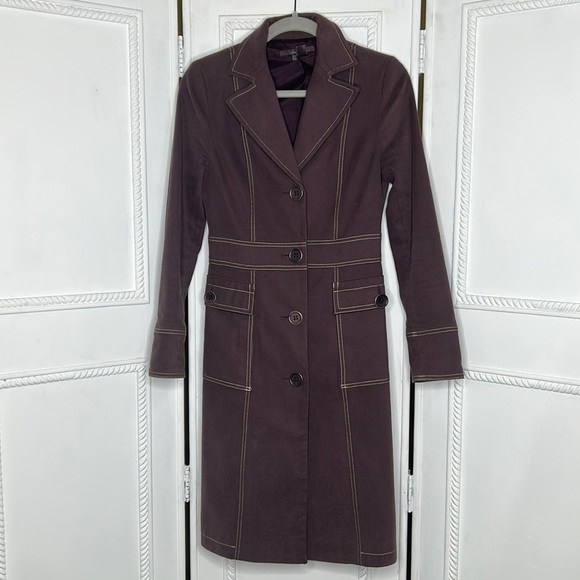 Zara Jackets & Blazers - Zara purple long coat